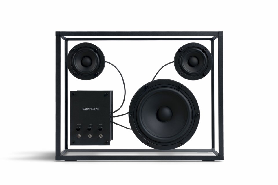 Transparent Transparent Speaker - Black | Scandinavianphoto.dk