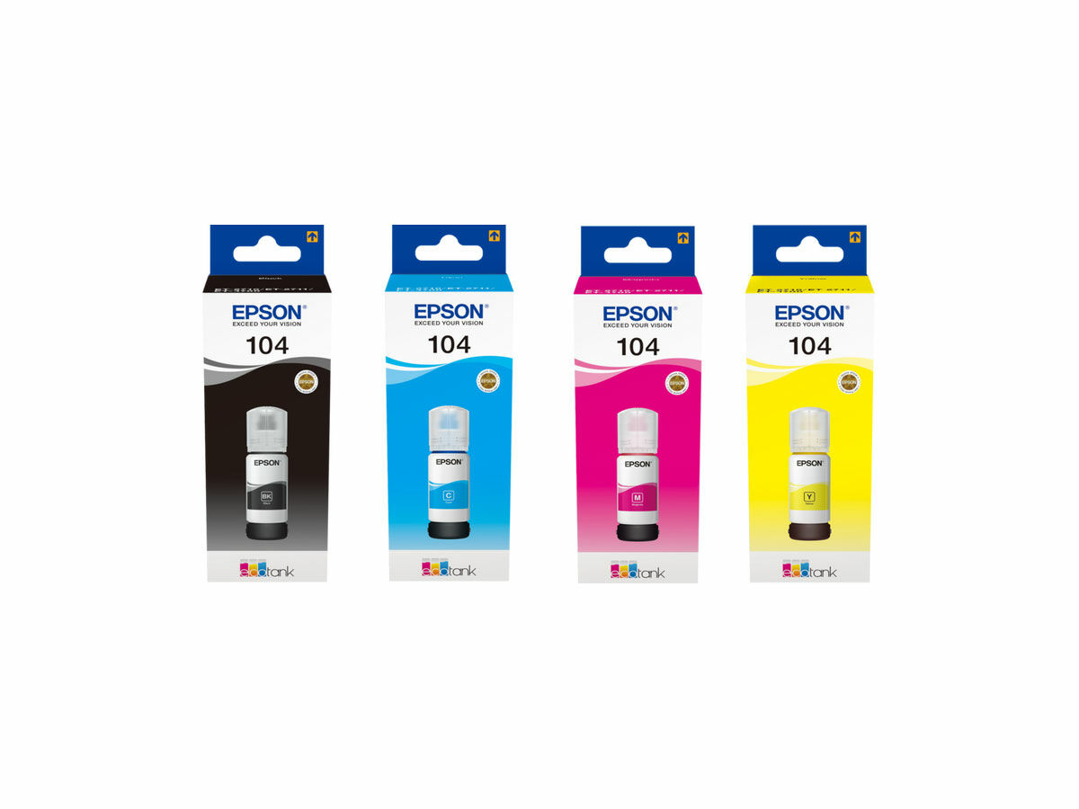 Epson Ecotank 104 Package 4 Colors Scandinavian Photo 5615